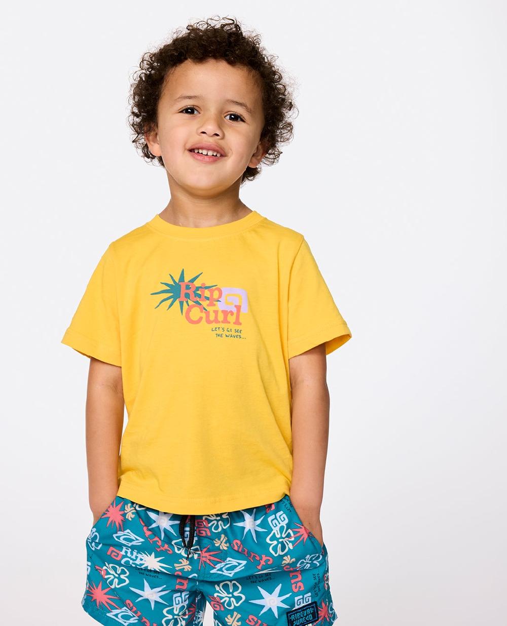 rip curl Let's See The Waves Tee - Kids