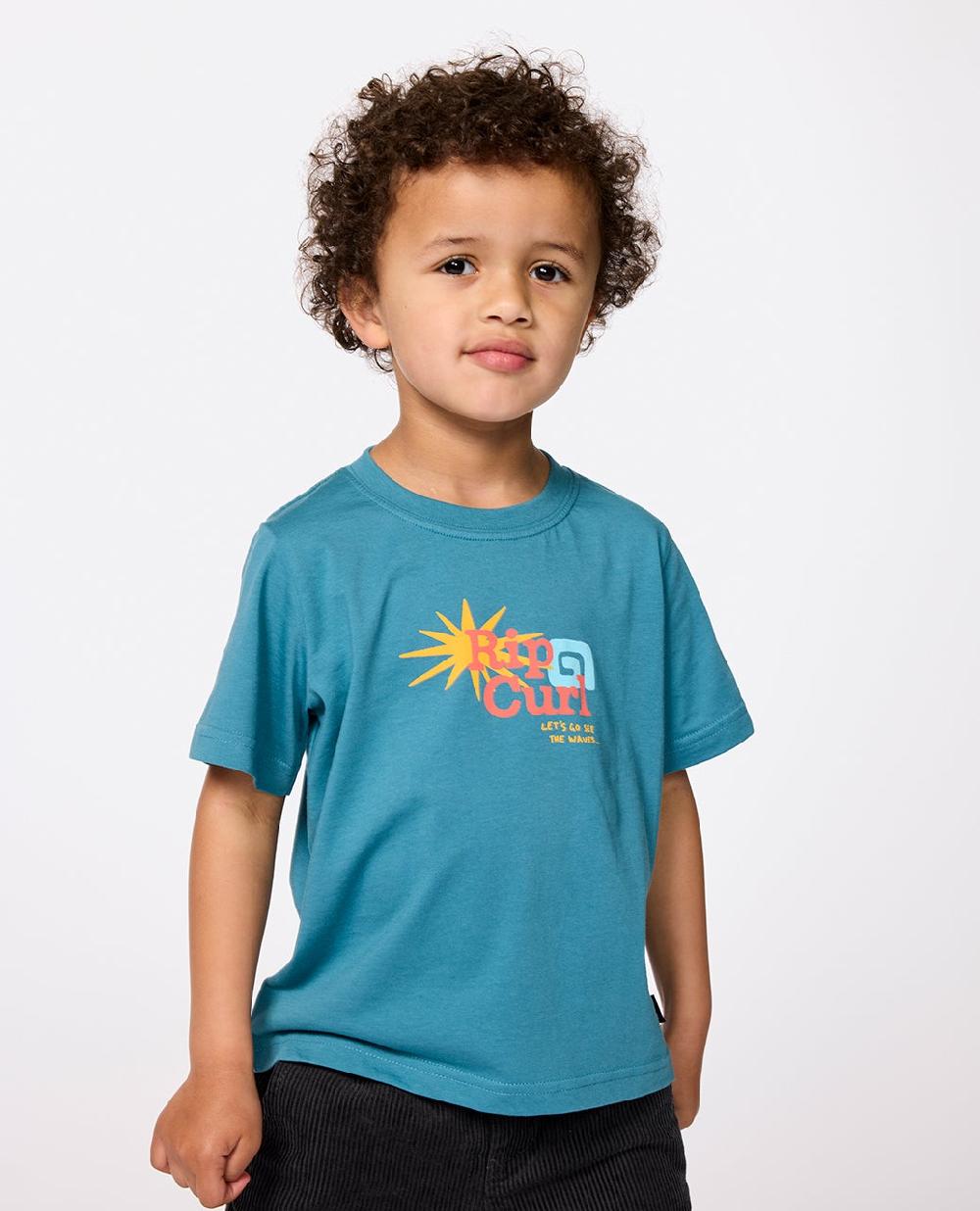 rip curl Let's See The Waves Tee - Kids