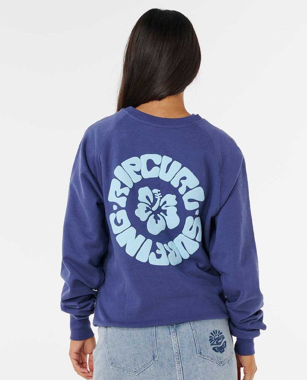 Rip Curl Luxe Surf Raglan Relaxed Crew