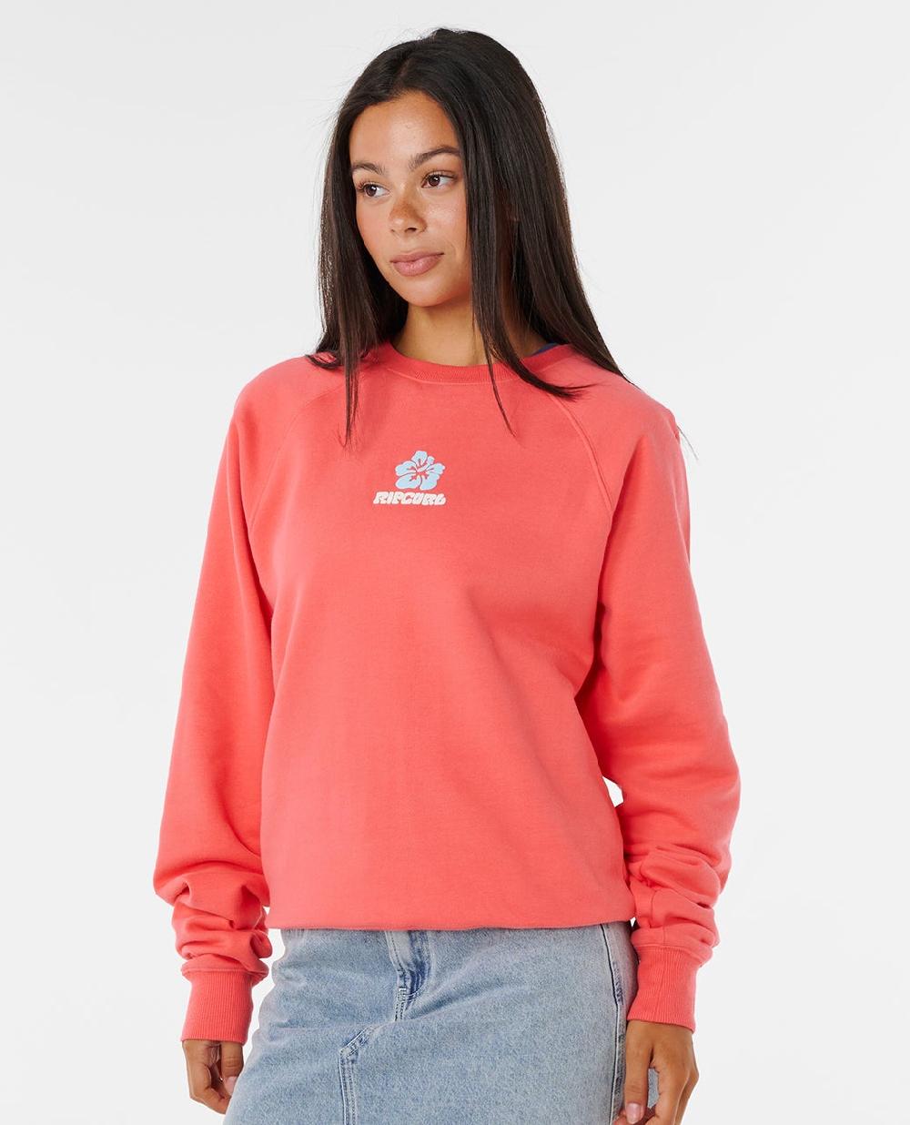 Rip Curl Luxe Surf Raglan Relaxed Crew