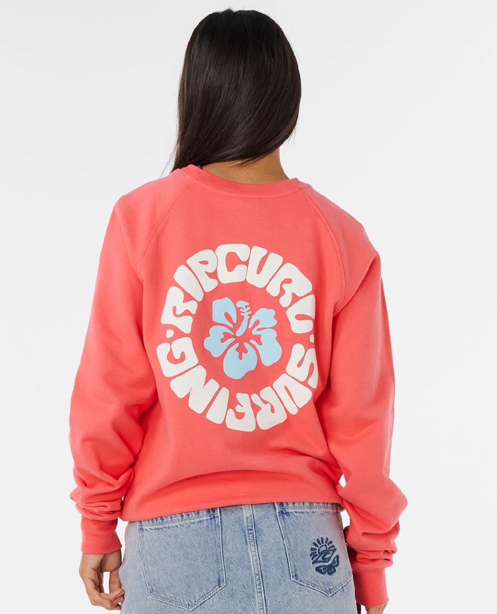 Rip Curl Luxe Surf Raglan Relaxed Crew