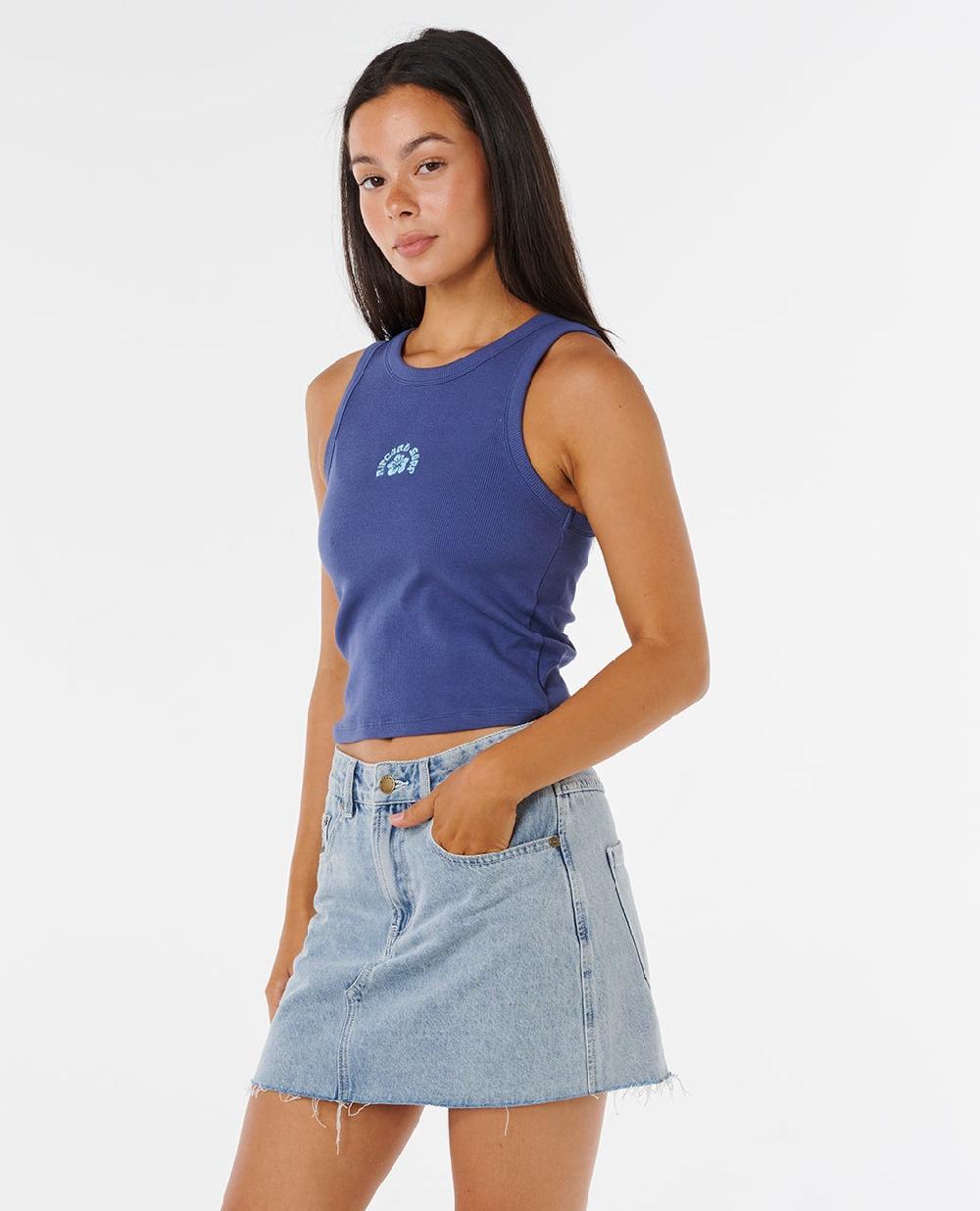 Rip Curl Luxe Surf Ribbed Tank