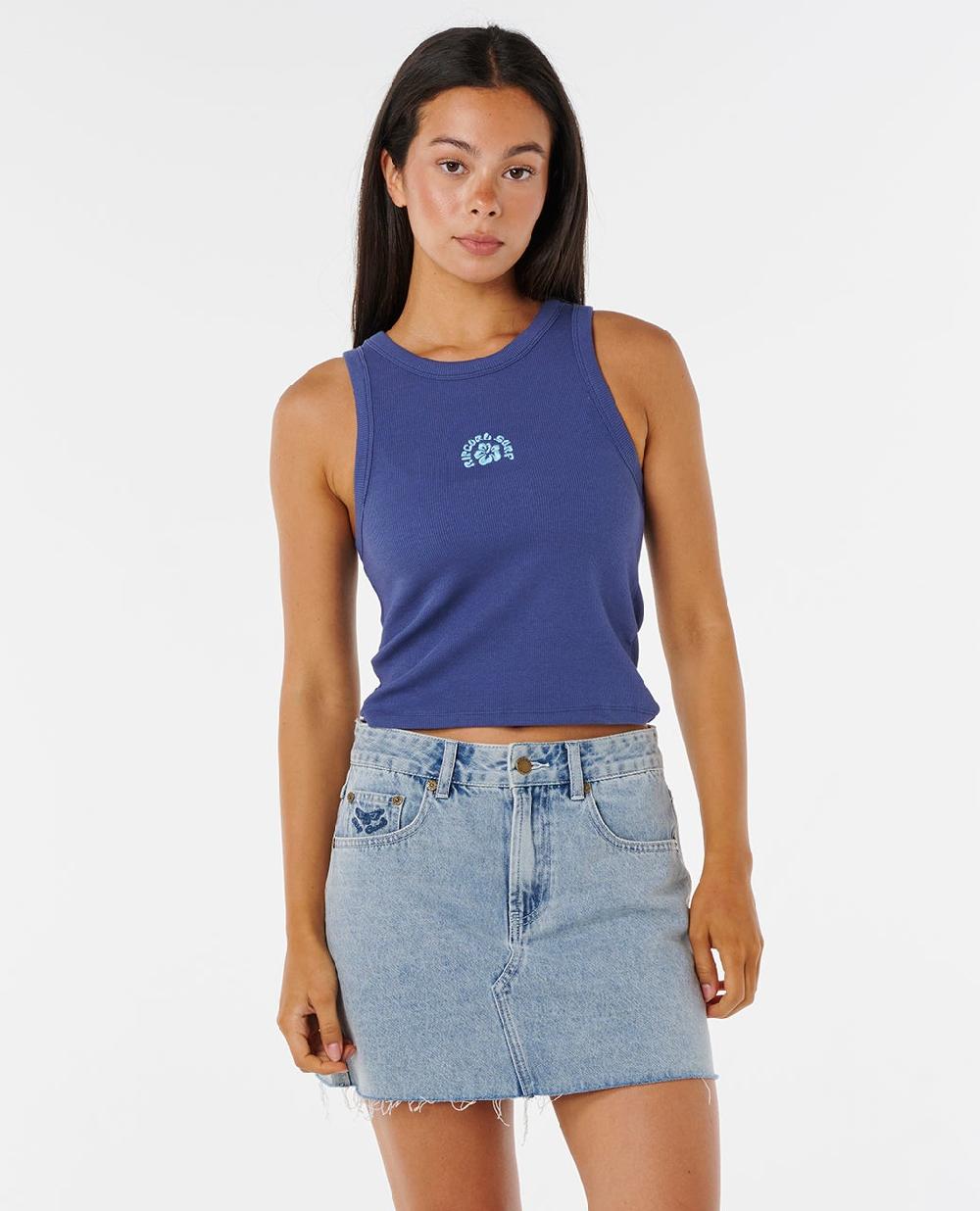 rip curl Luxe Surf Ribbed Tank