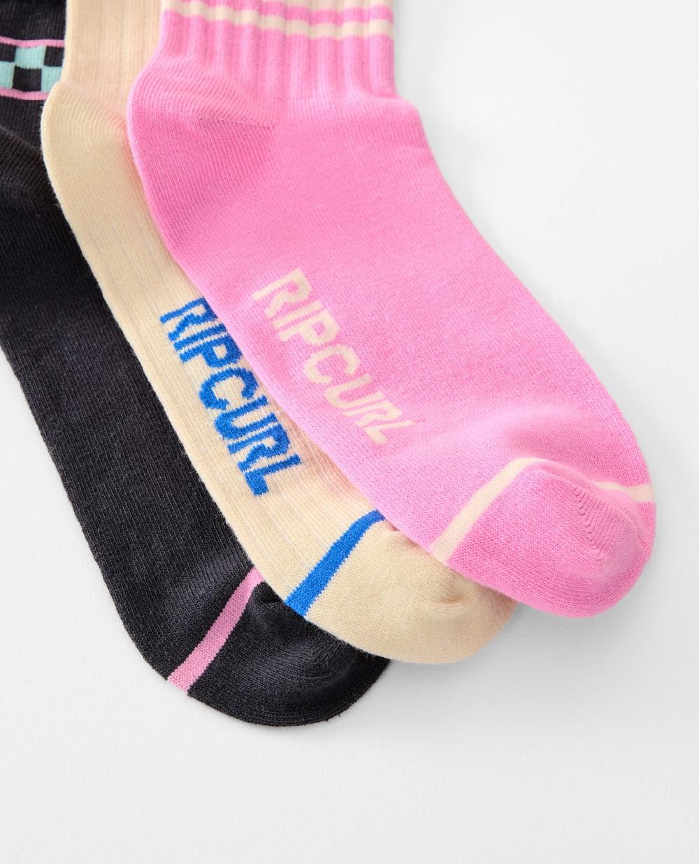 Rip Curl Mixed Socks - 3 Pack