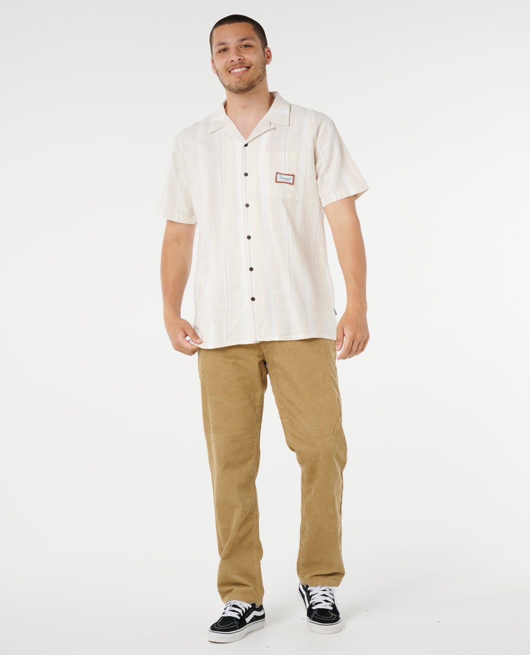 Rip Curl Mod Cali Stripe Short Sleeve Shirt