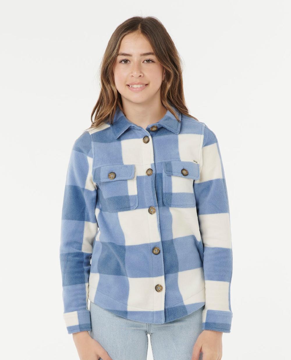 rip curl Neon Isles Fleece Long Sleeve Shirt - Kids