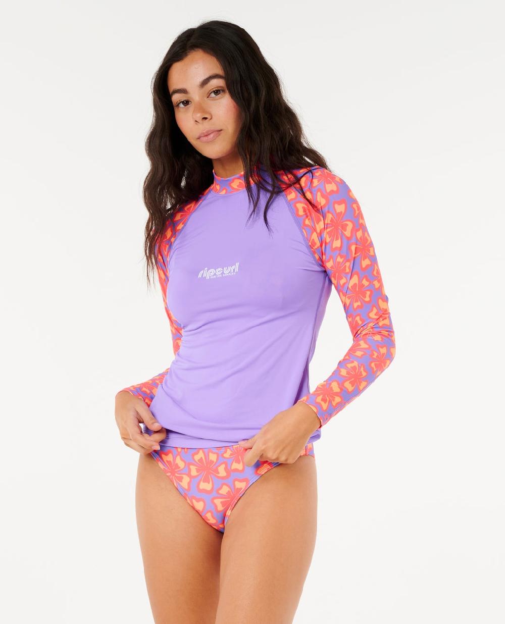 Rip Curl Neon Isles Long Sleeve UPF Rash Guard
