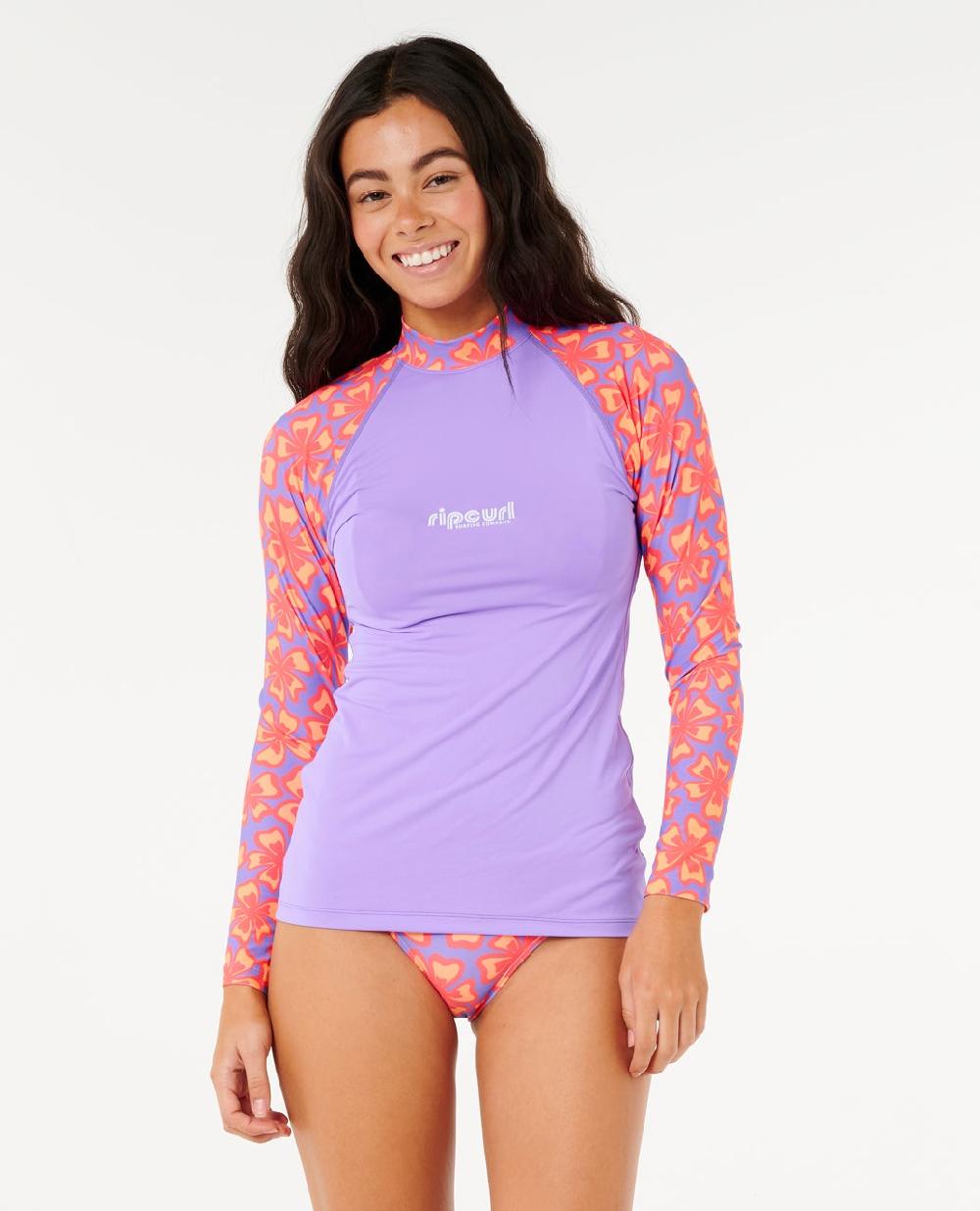 rip curl Neon Isles Long Sleeve UPF Rash Guard