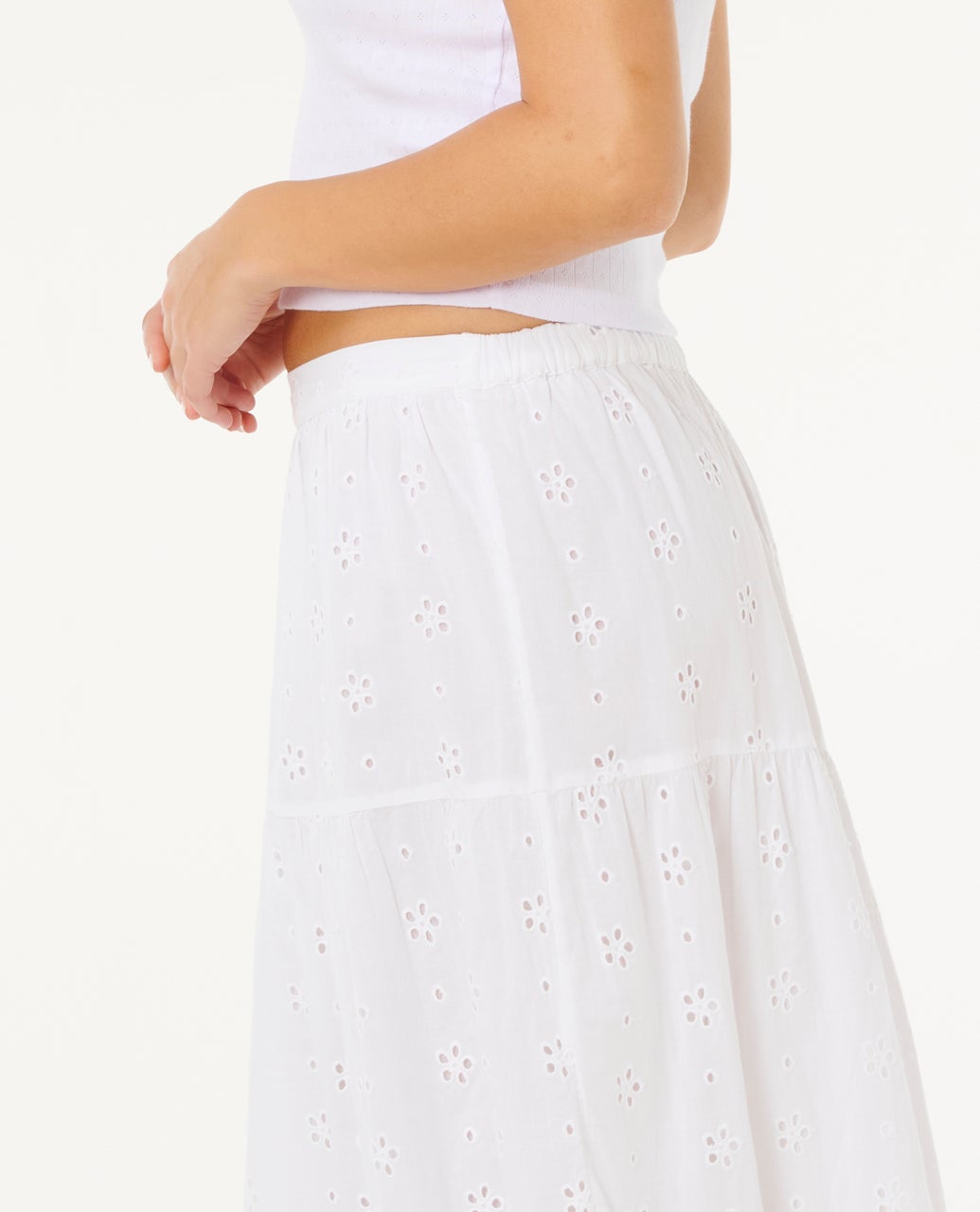 Rip Curl Oasis Broderie Maxi Skirt
