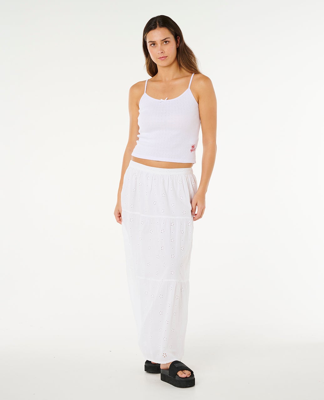 Rip Curl Oasis Broderie Maxi Skirt