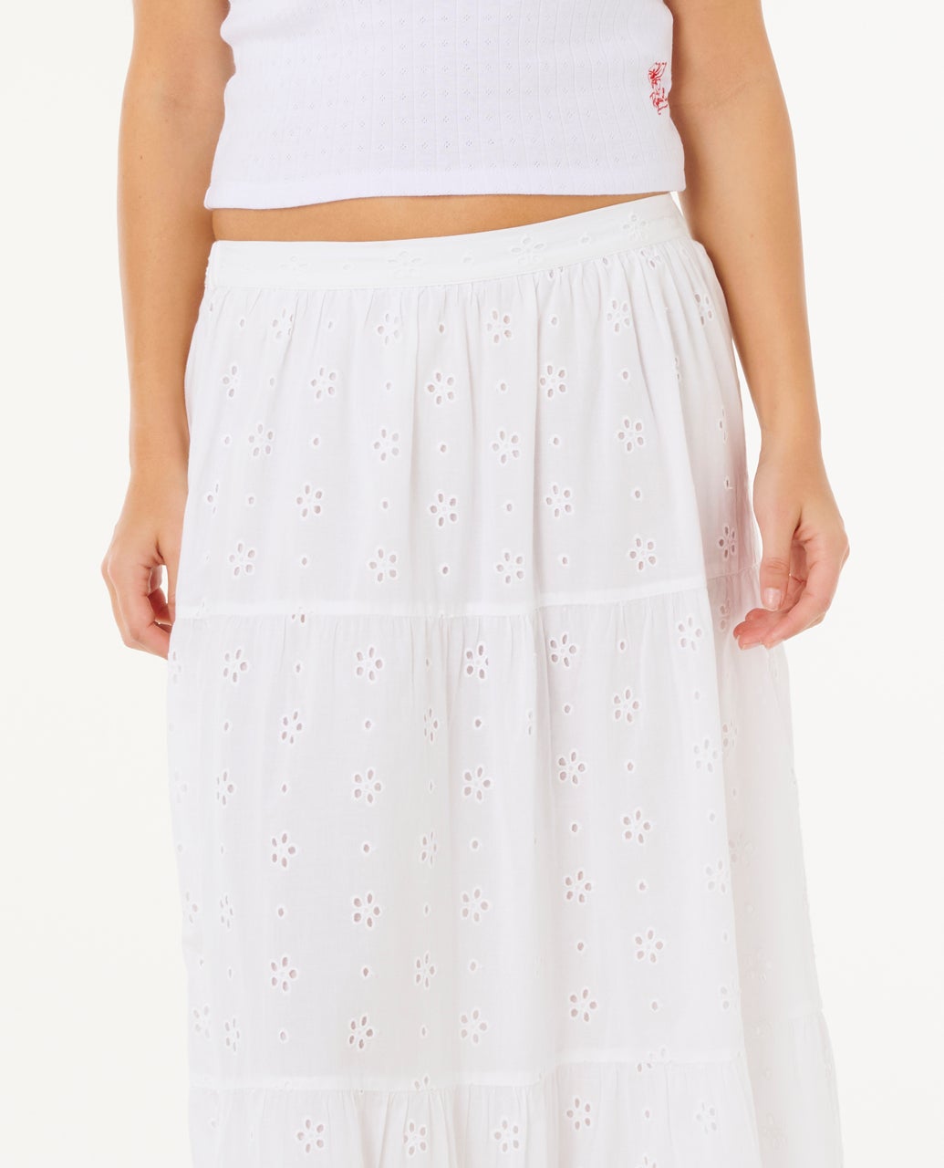rip curl Oasis Broderie Maxi Skirt
