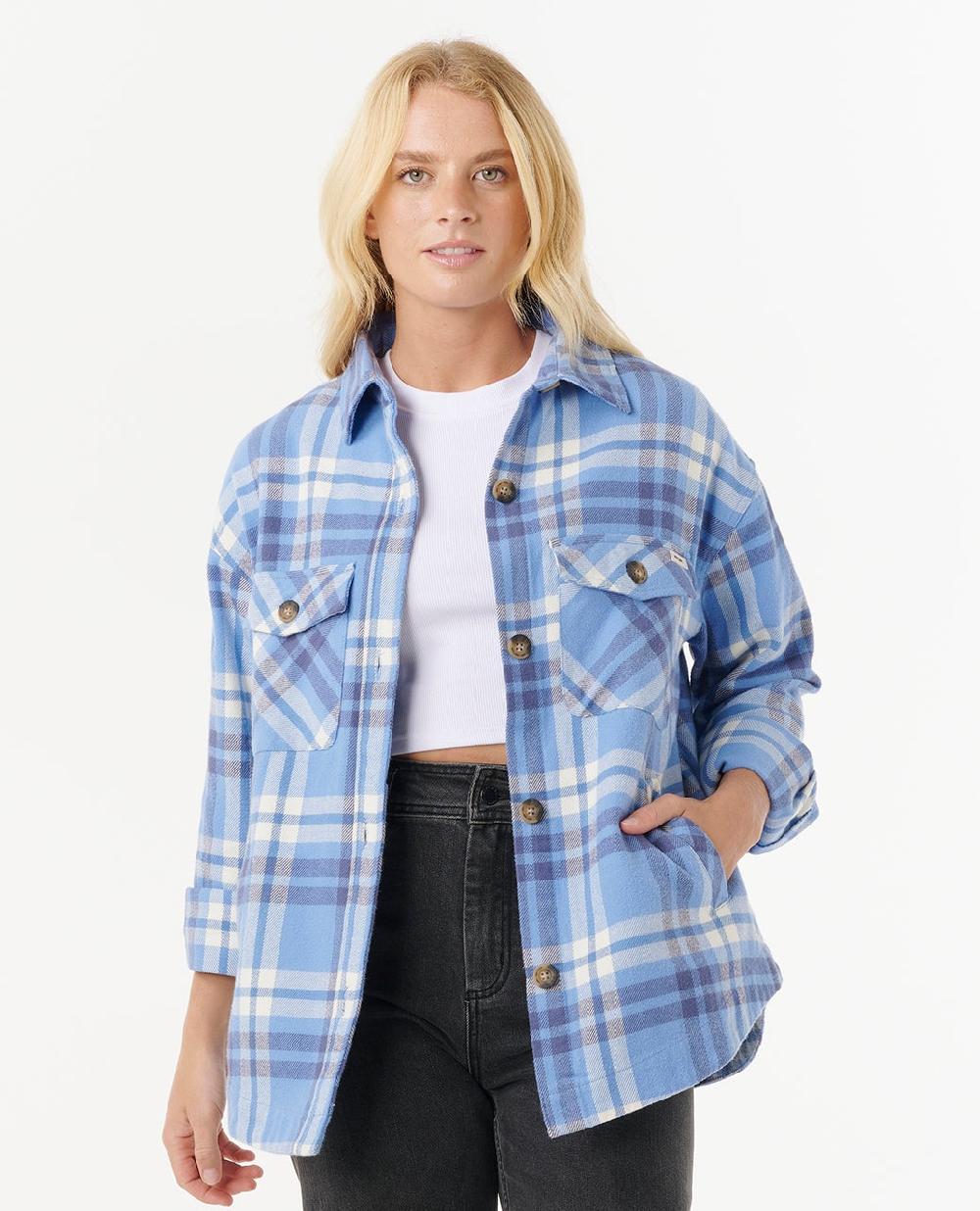 rip curl Oceanic Long Sleeve Flannel Shirt