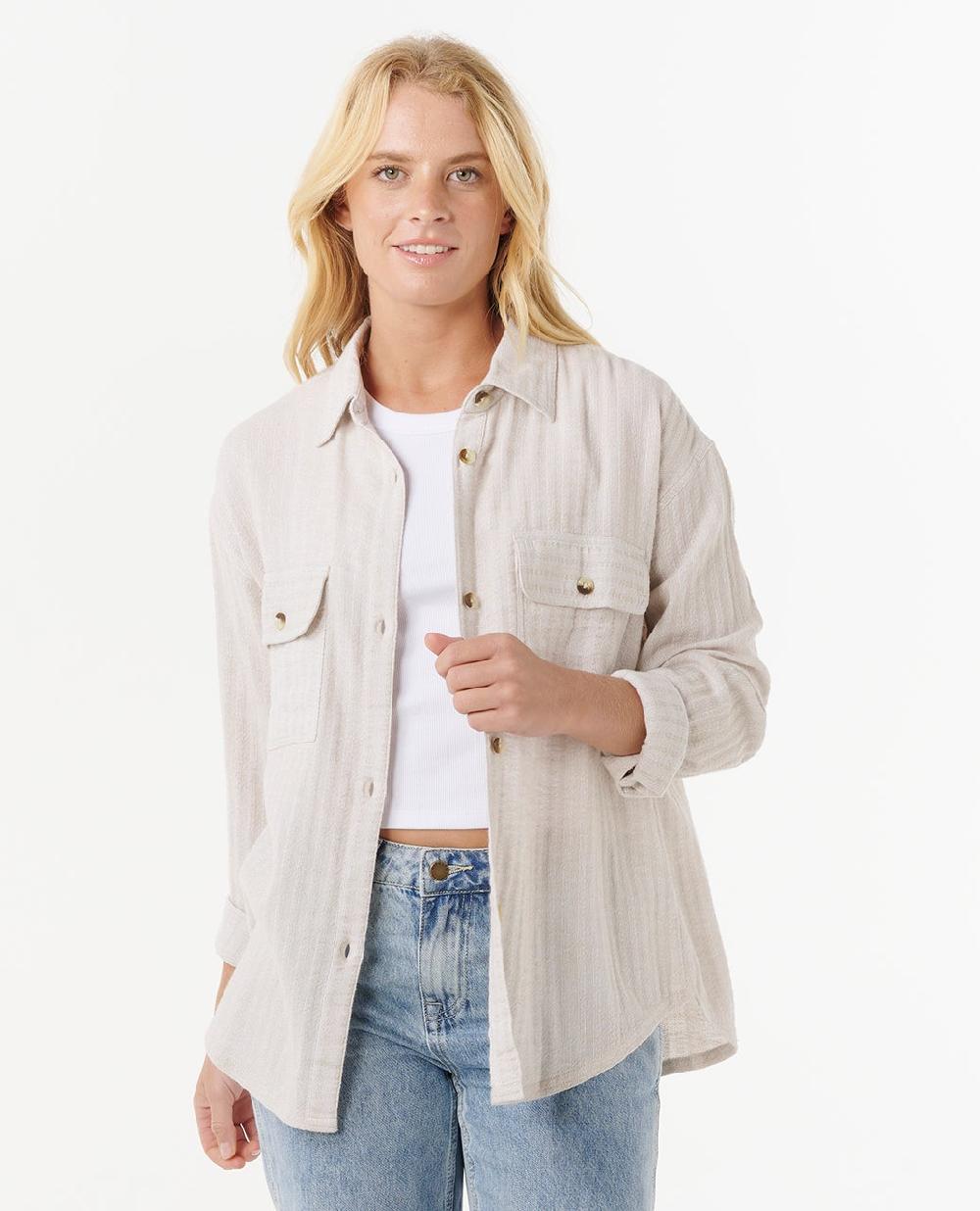 rip curl Oceanic Textured Shacket