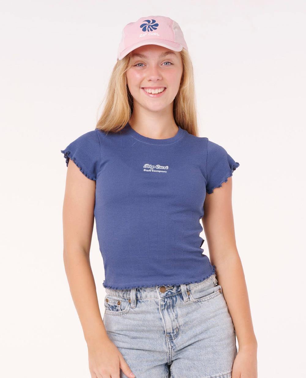 rip curl Paradise Club Rib Tee - Kids