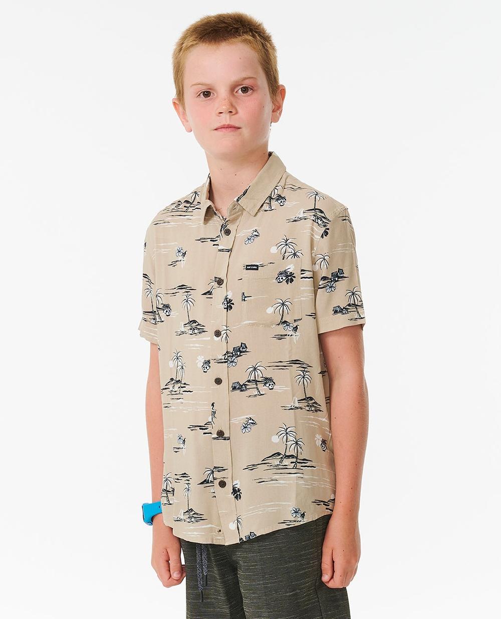 Rip Curl Party Shack Short Sleeve Shirt - Kids