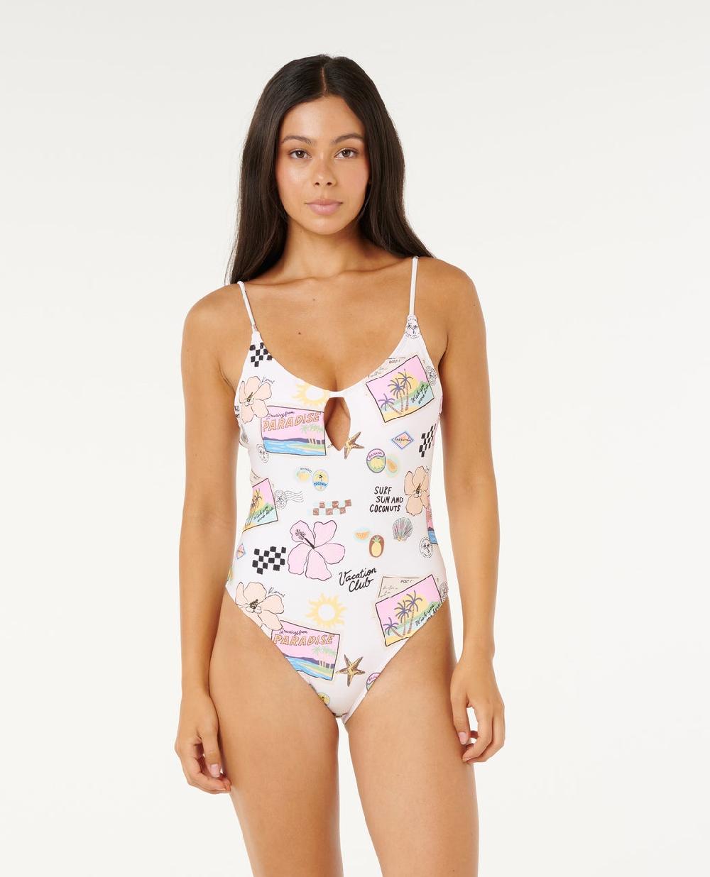 rip curl Postcards Cheeky Coverage One Piece