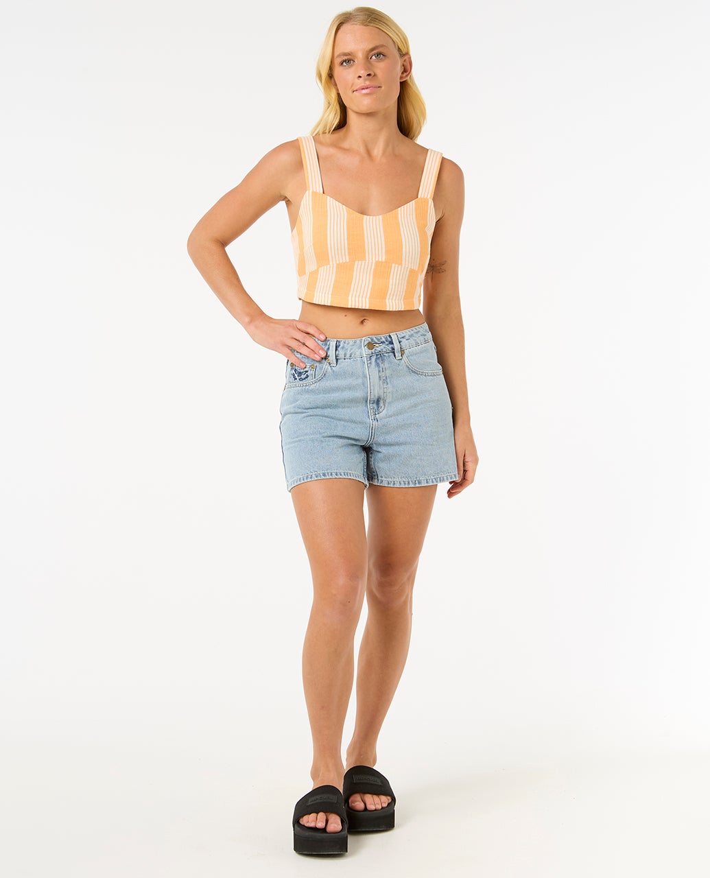 Rip Curl Premium Surf Stripe Crop