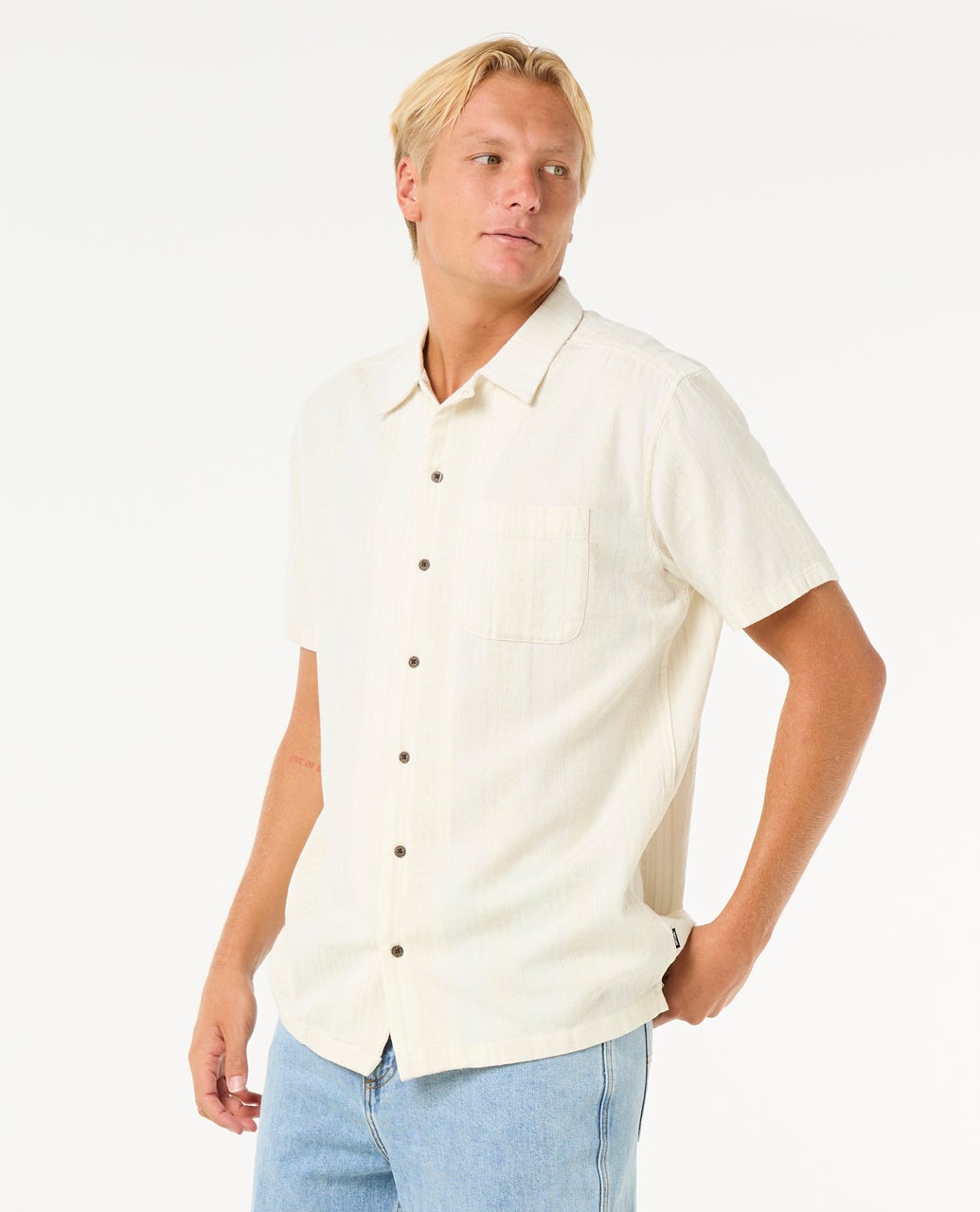 Rip Curl Raw Energy Stripe Short Sleeve Shirt