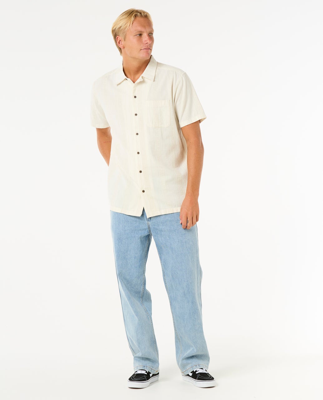 Rip Curl Raw Energy Stripe Short Sleeve Shirt