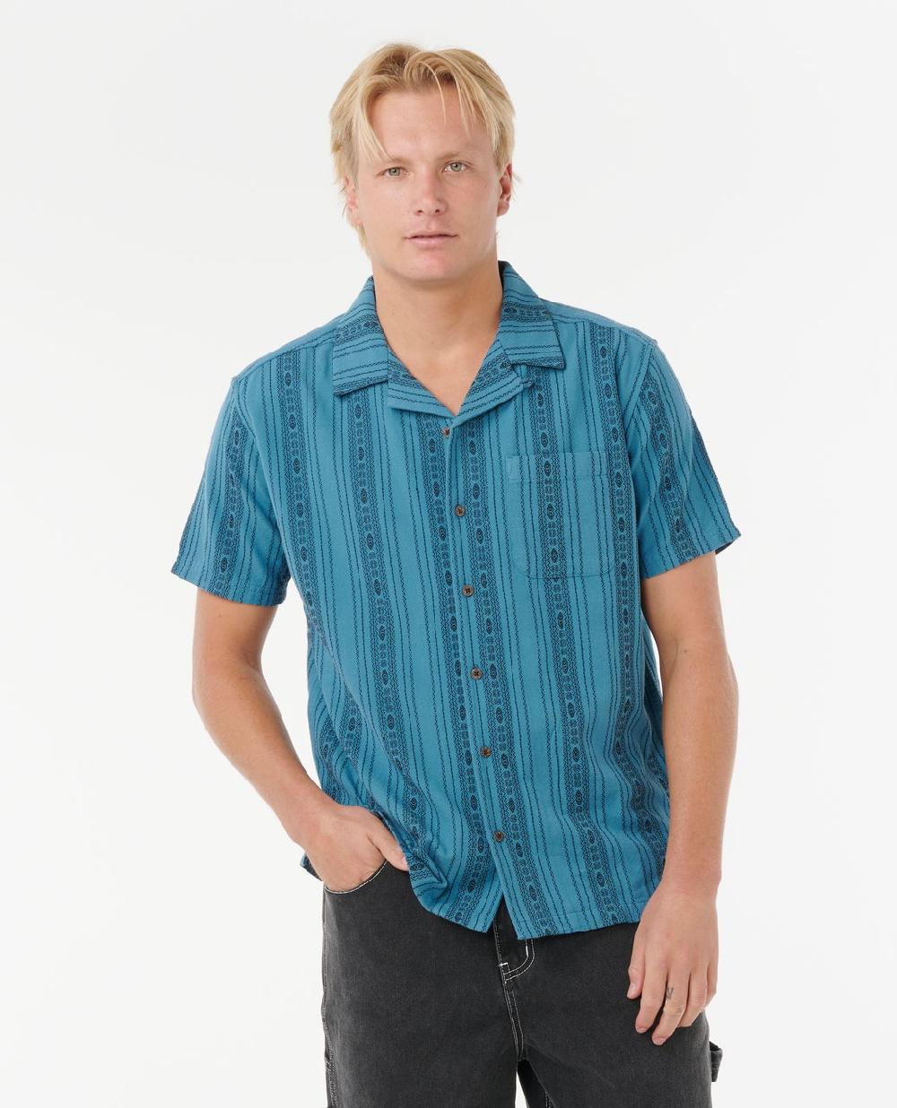 Rip Curl Raw Energy Stripe Short Sleeve Shirt