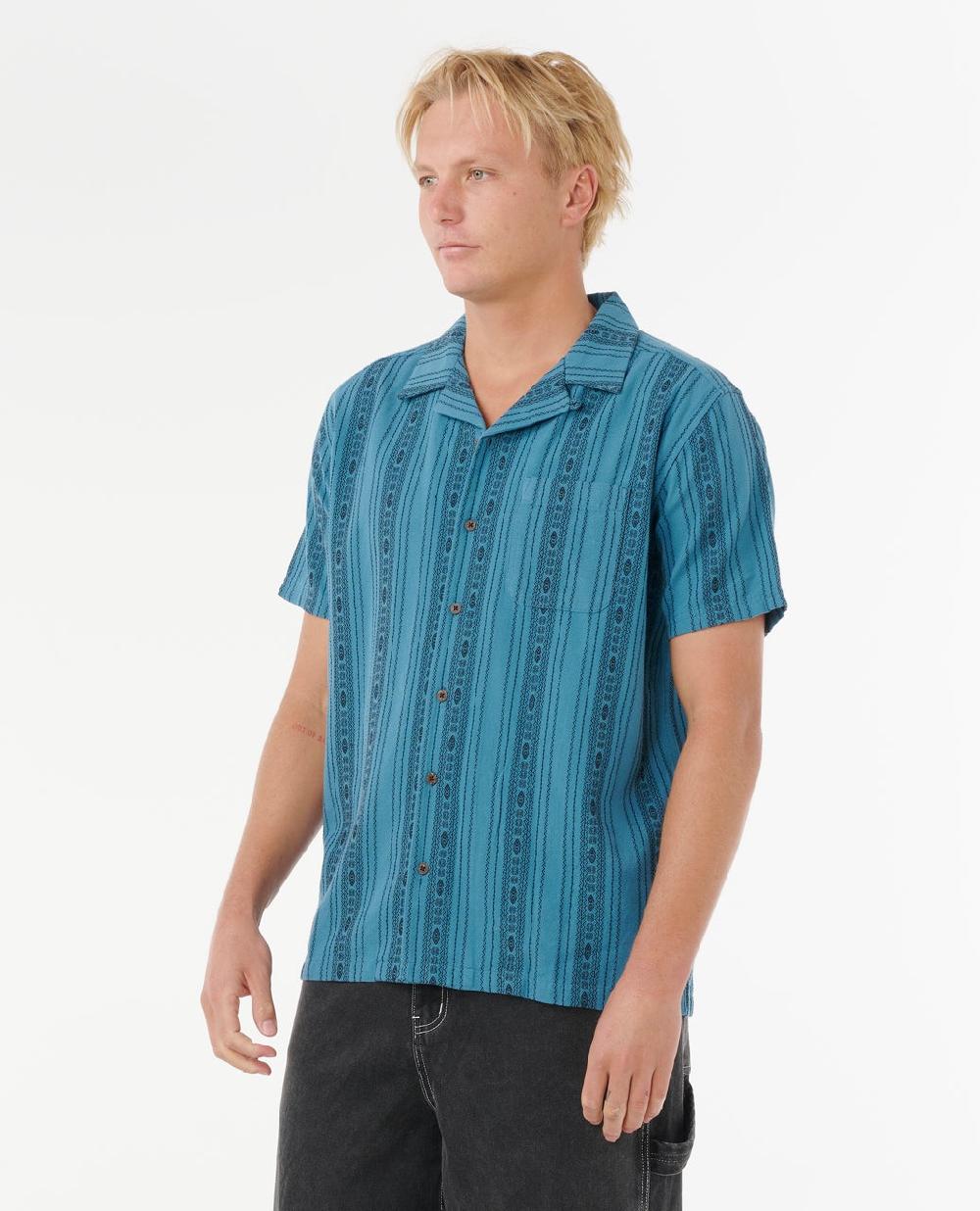 Rip Curl Raw Energy Stripe Short Sleeve Shirt