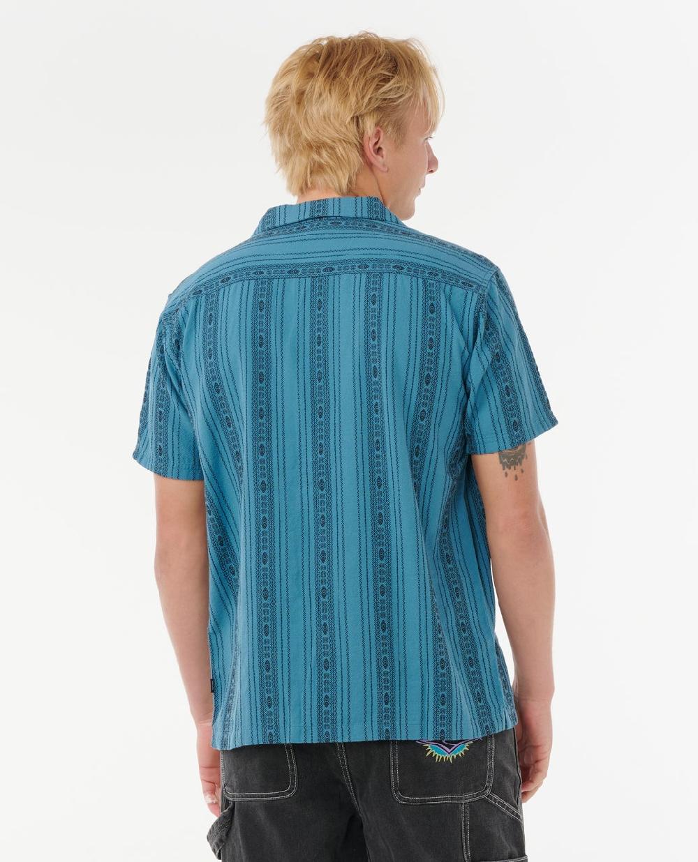 Rip Curl Raw Energy Stripe Short Sleeve Shirt