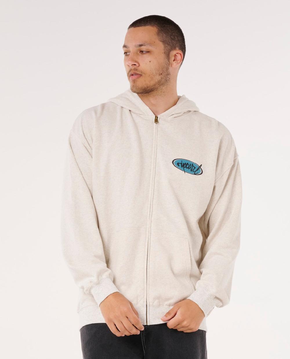 rip curl Rip Script  Zip Through Hood