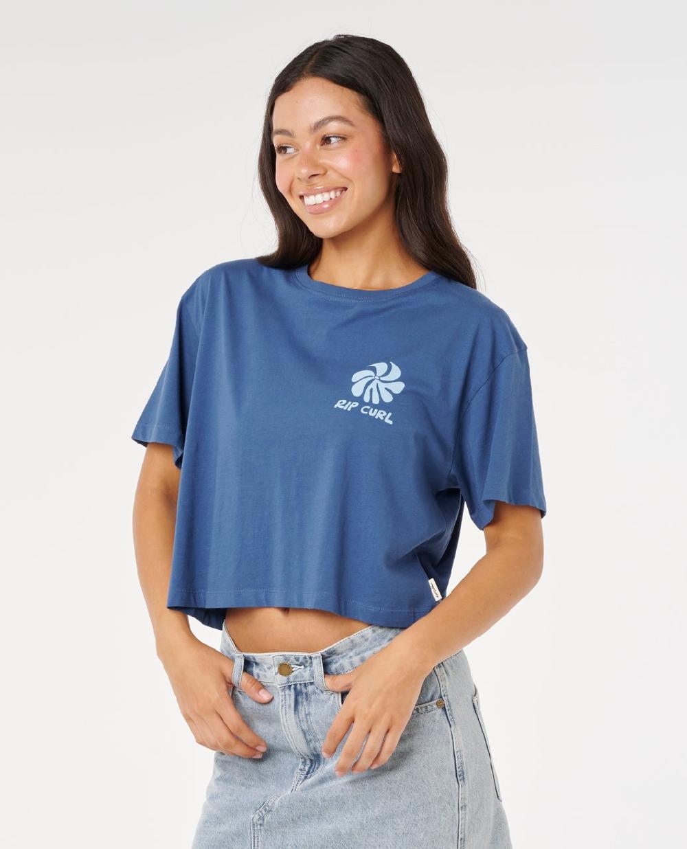 Rip Curl Shore Break Crop Tee