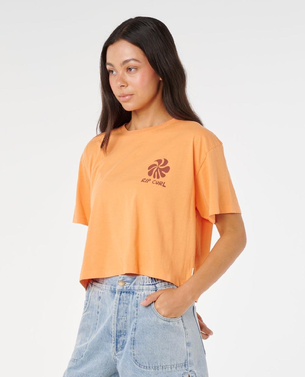 Rip Curl Shore Break Crop Tee