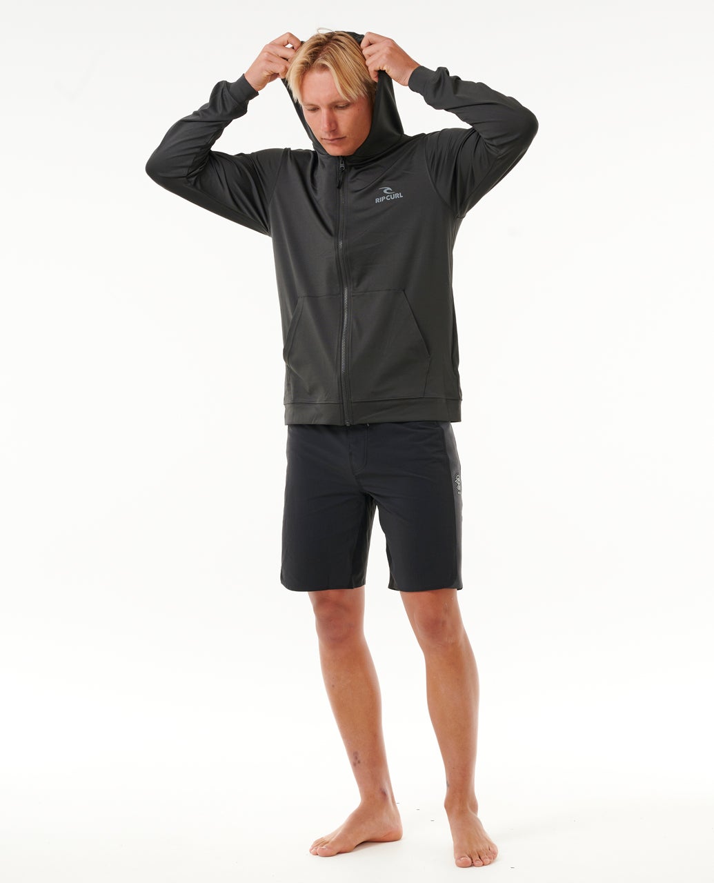 Rip Curl Stack UPF50+ Zip Through Hood