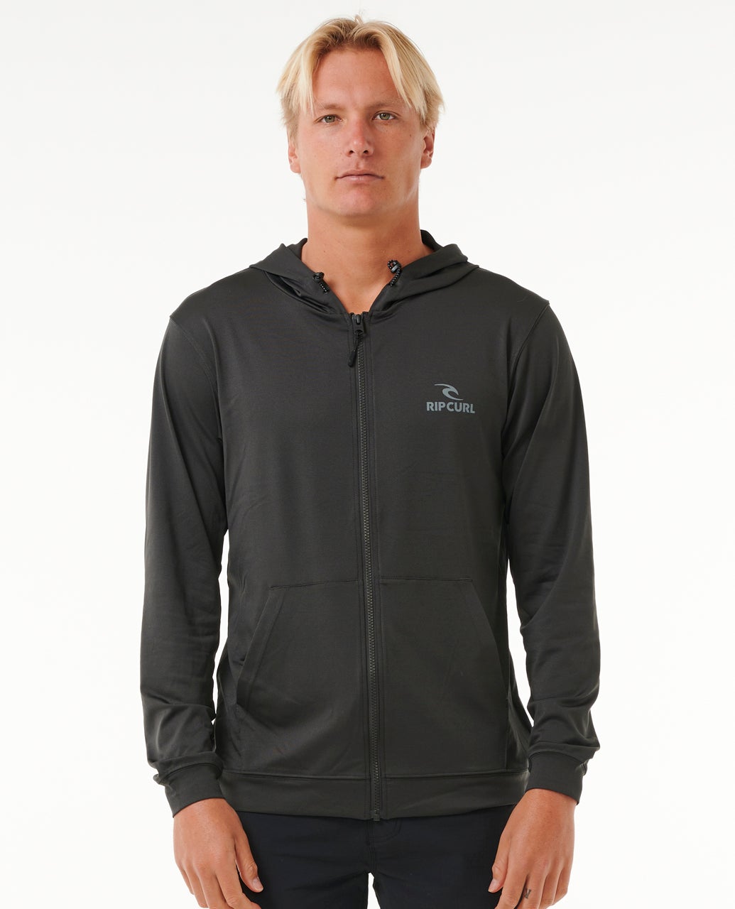 rip curl Stack UPF50+ Zip Through Hood