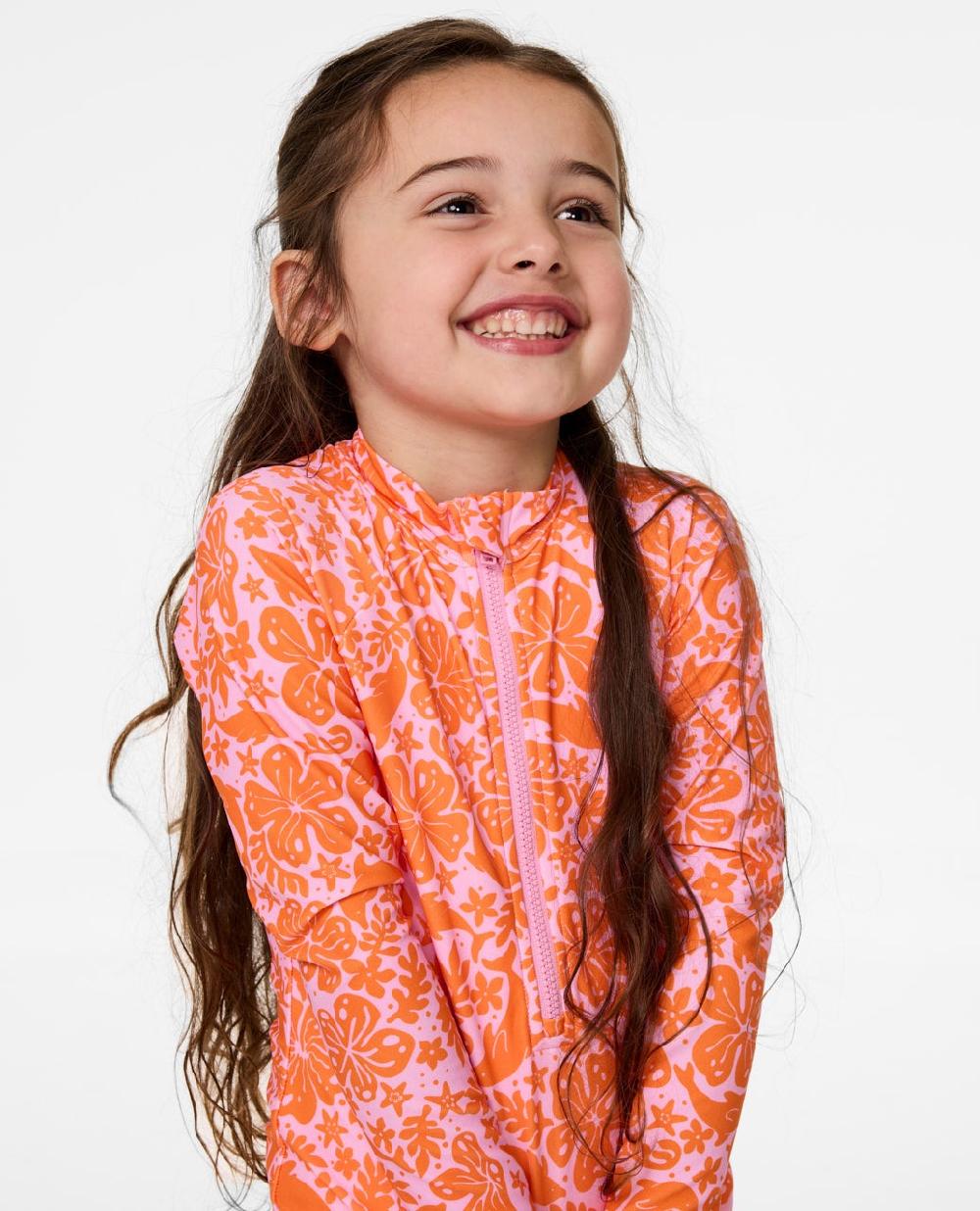 Rip Curl Sun And Swell Long Sleeve Surfsuit - Kids