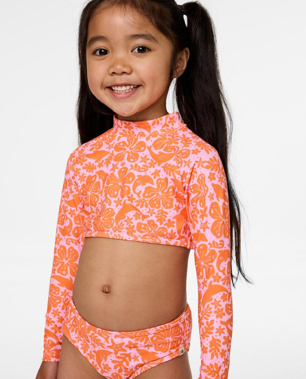 Rip Curl Sun And Swell Long Sleeve Swim Set - Kids