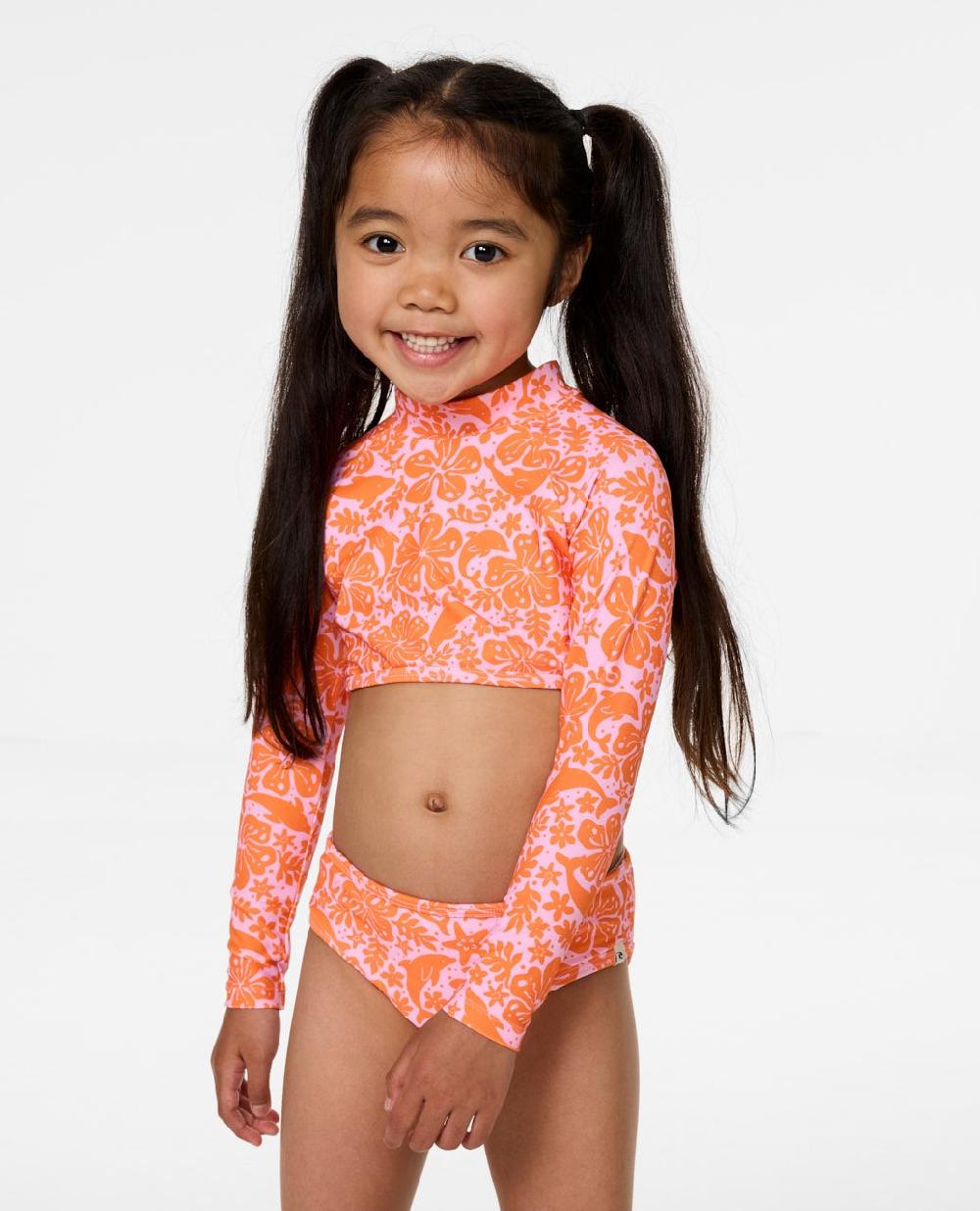 rip curl Sun And Swell Long Sleeve Swim Set - Kids