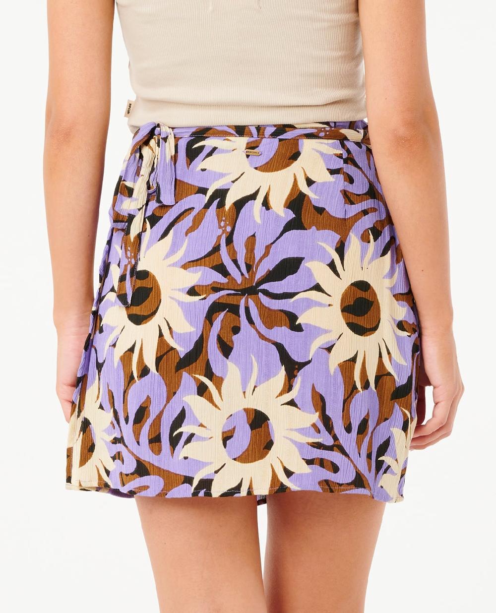 Rip Curl Sun Drenched Mini Wrap Skirt