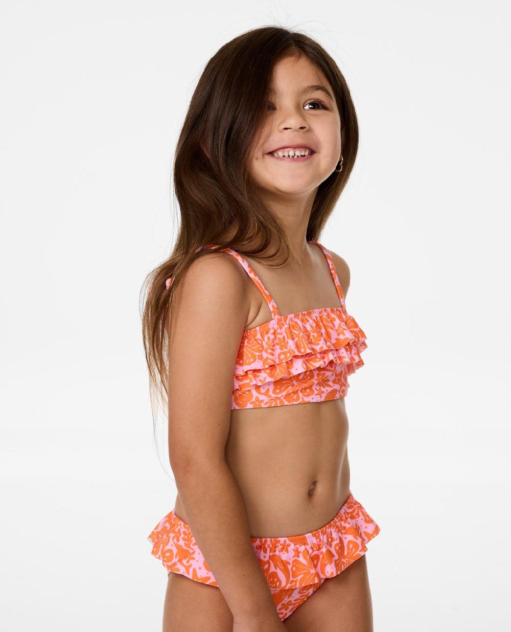 Rip Curl Sun Swell Frill Bikini - Kids