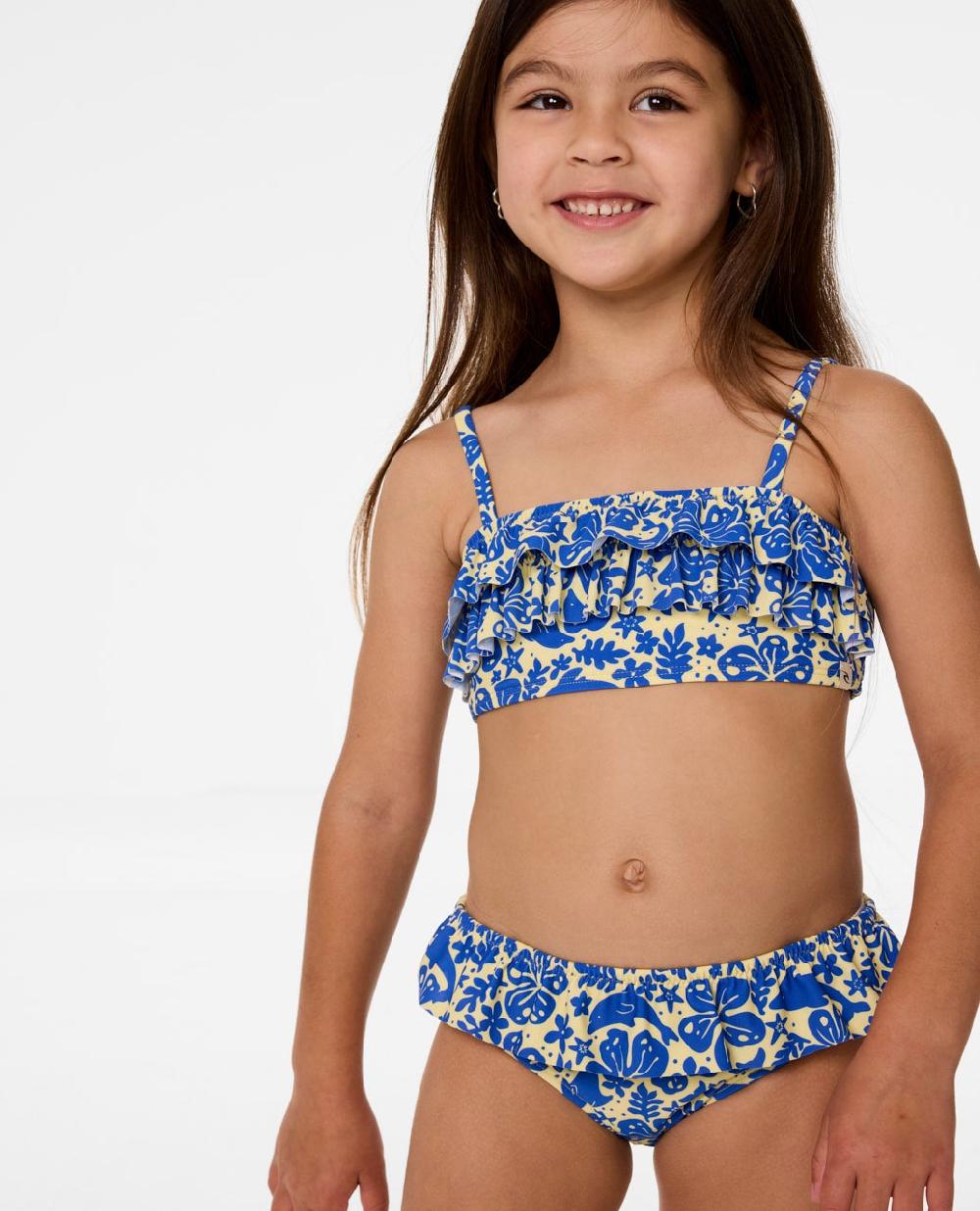 Rip Curl Sun Swell Frill Bikini - Kids