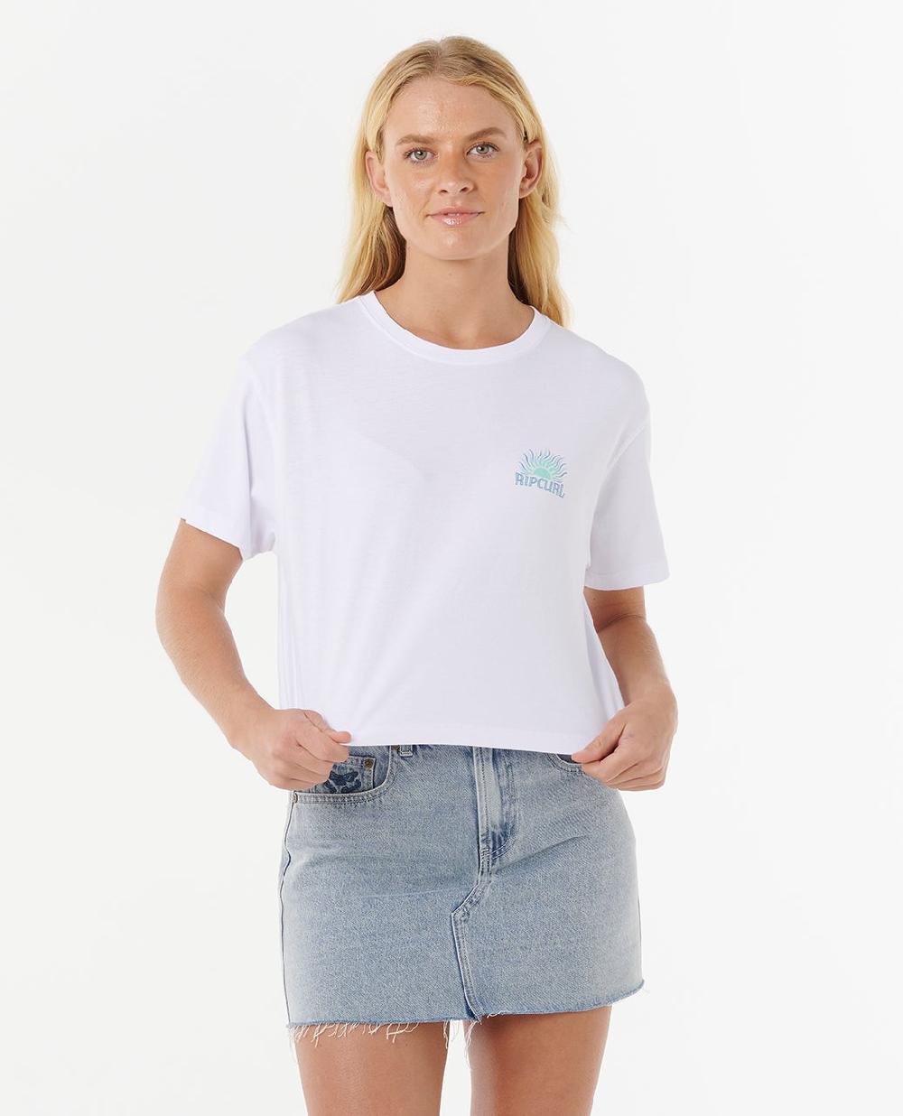 rip curl Sunrise Crop Tee