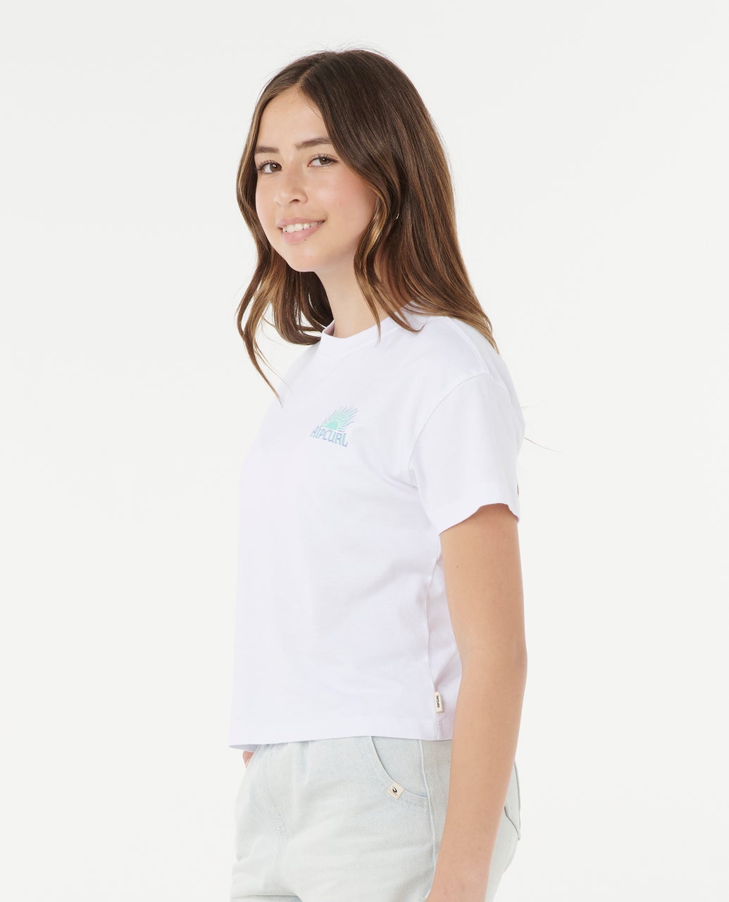 Rip Curl Sunrise Crop Tee - Kids