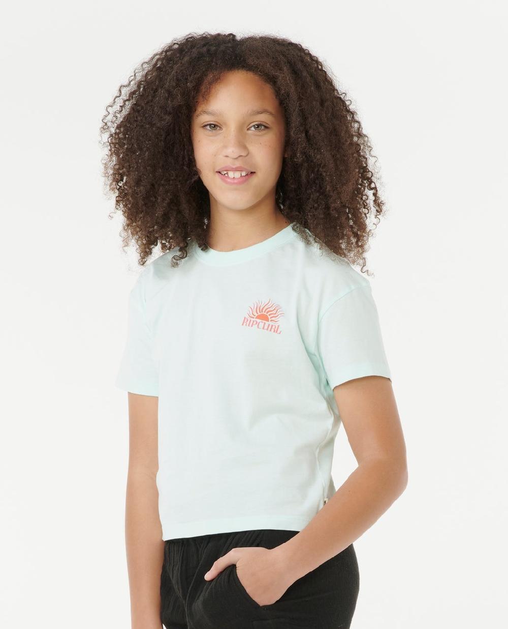 Rip Curl Sunrise Crop Tee - Kids