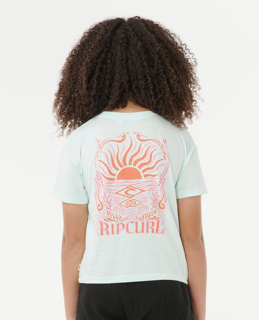 Rip Curl Sunrise Crop Tee - Kids