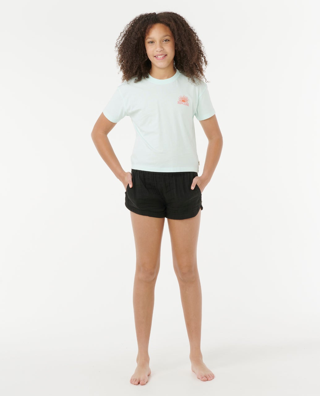 Rip Curl Sunrise Crop Tee - Kids