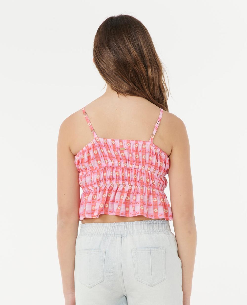 Rip Curl Sunset Check Cami - Kids
