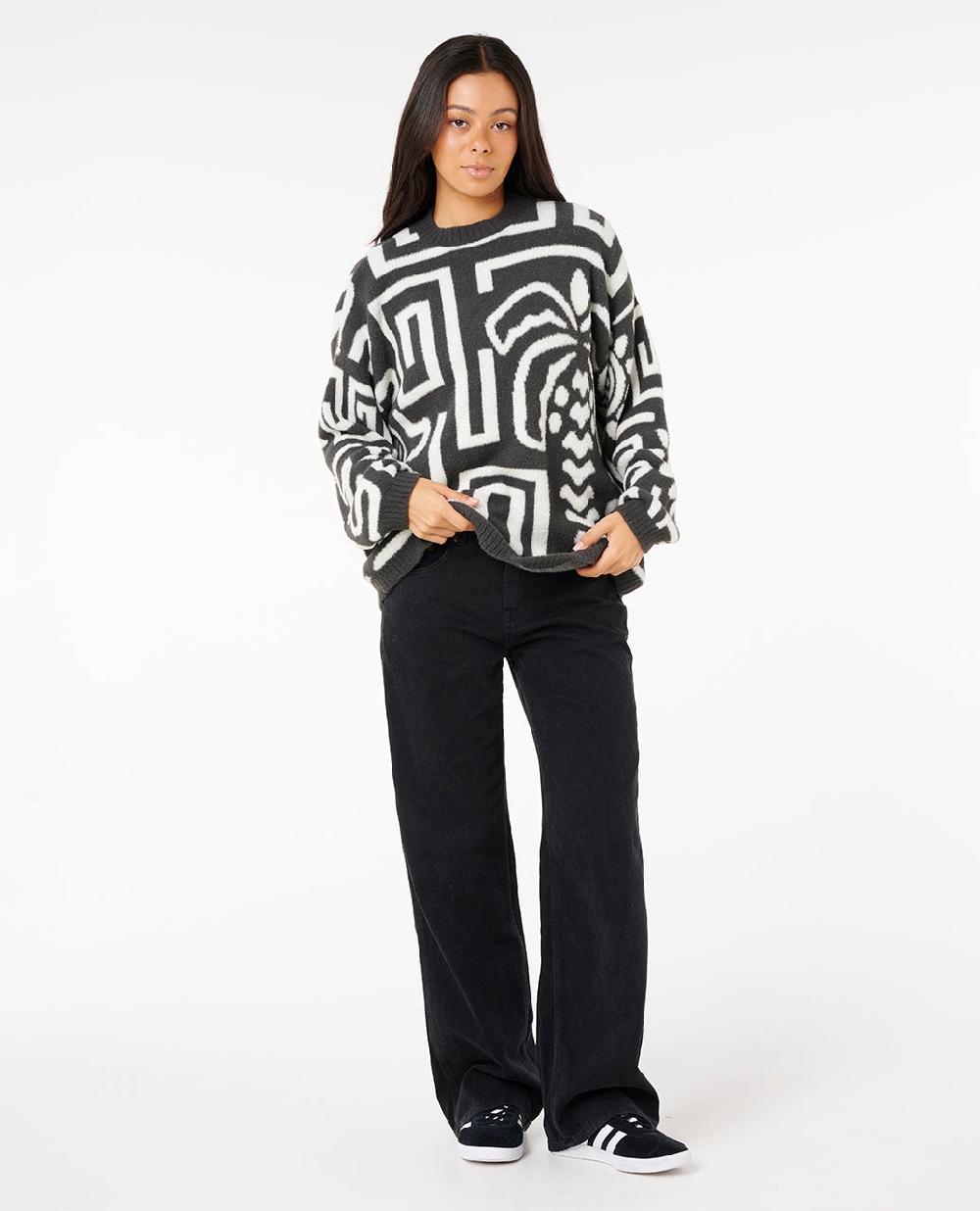 Rip Curl Sunset Luau Knit Crew Fleece