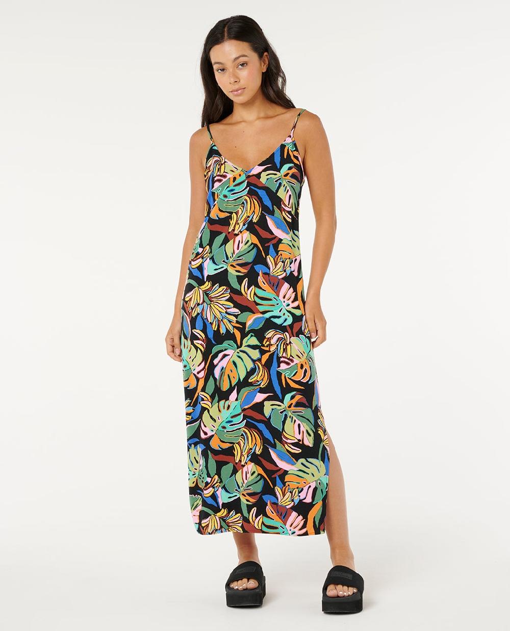 rip curl Sunset Luau Midi Dress
