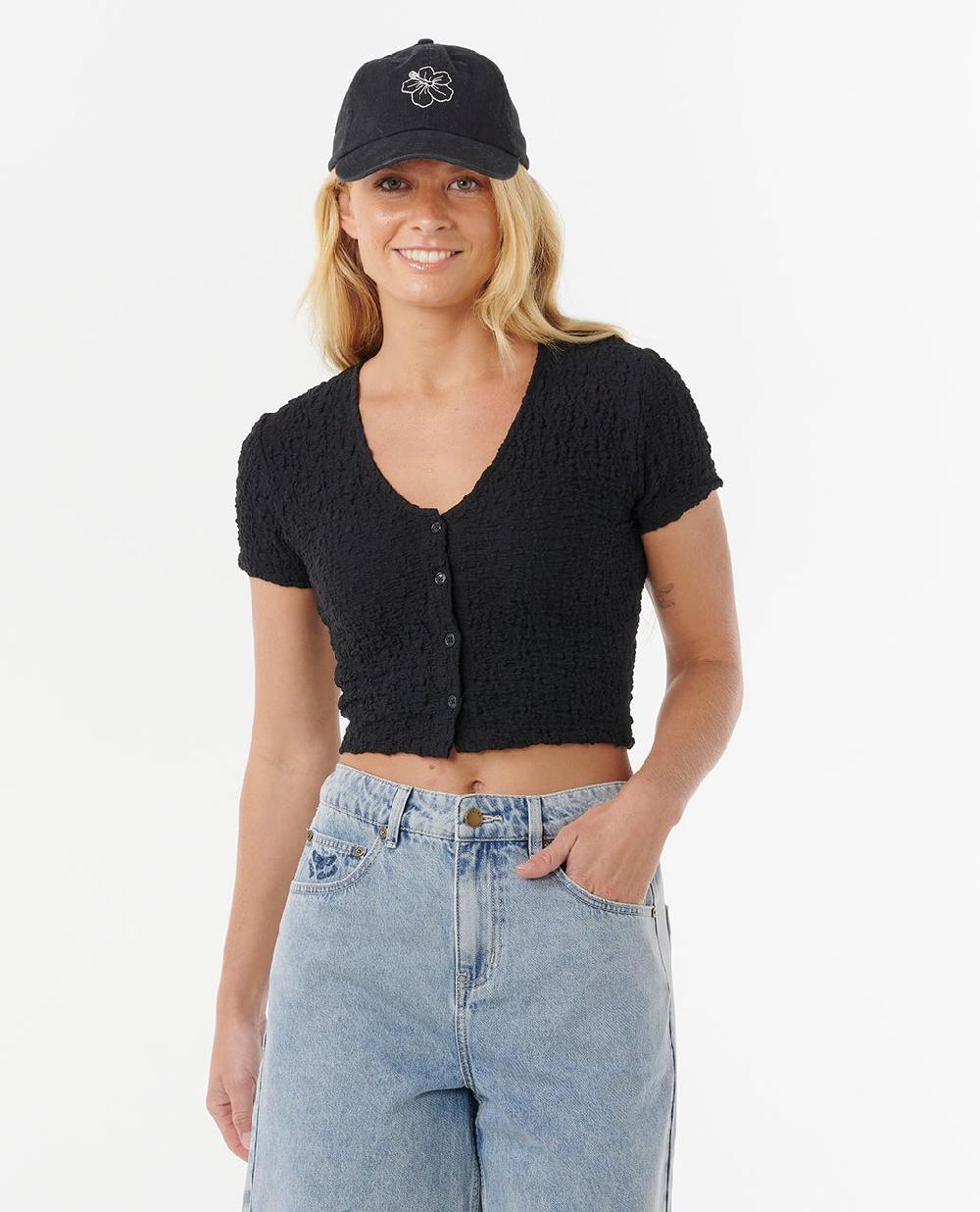 rip curl Sunset Luau Textured Tee