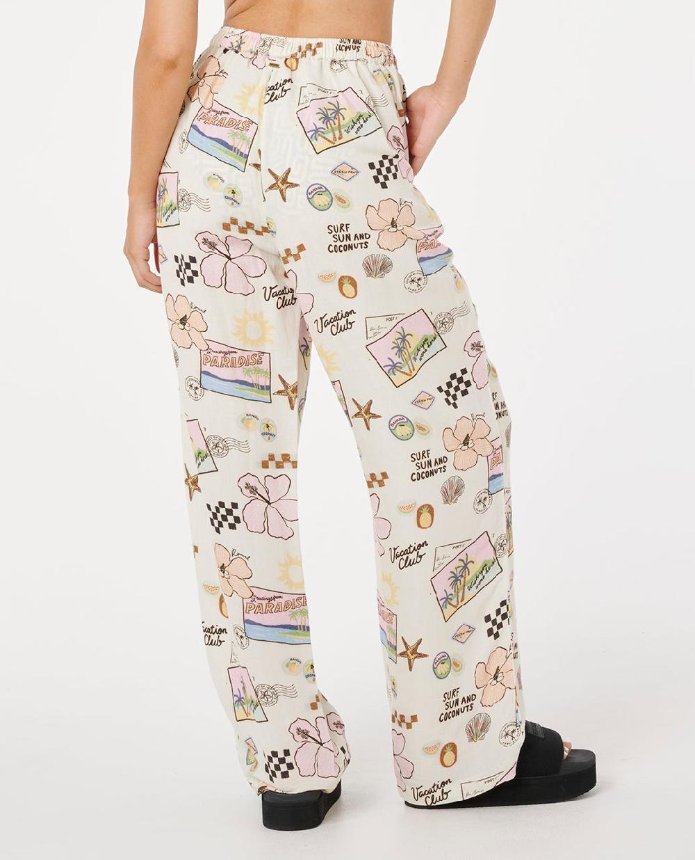 Rip Curl Sunset Luau Wide Leg Pants