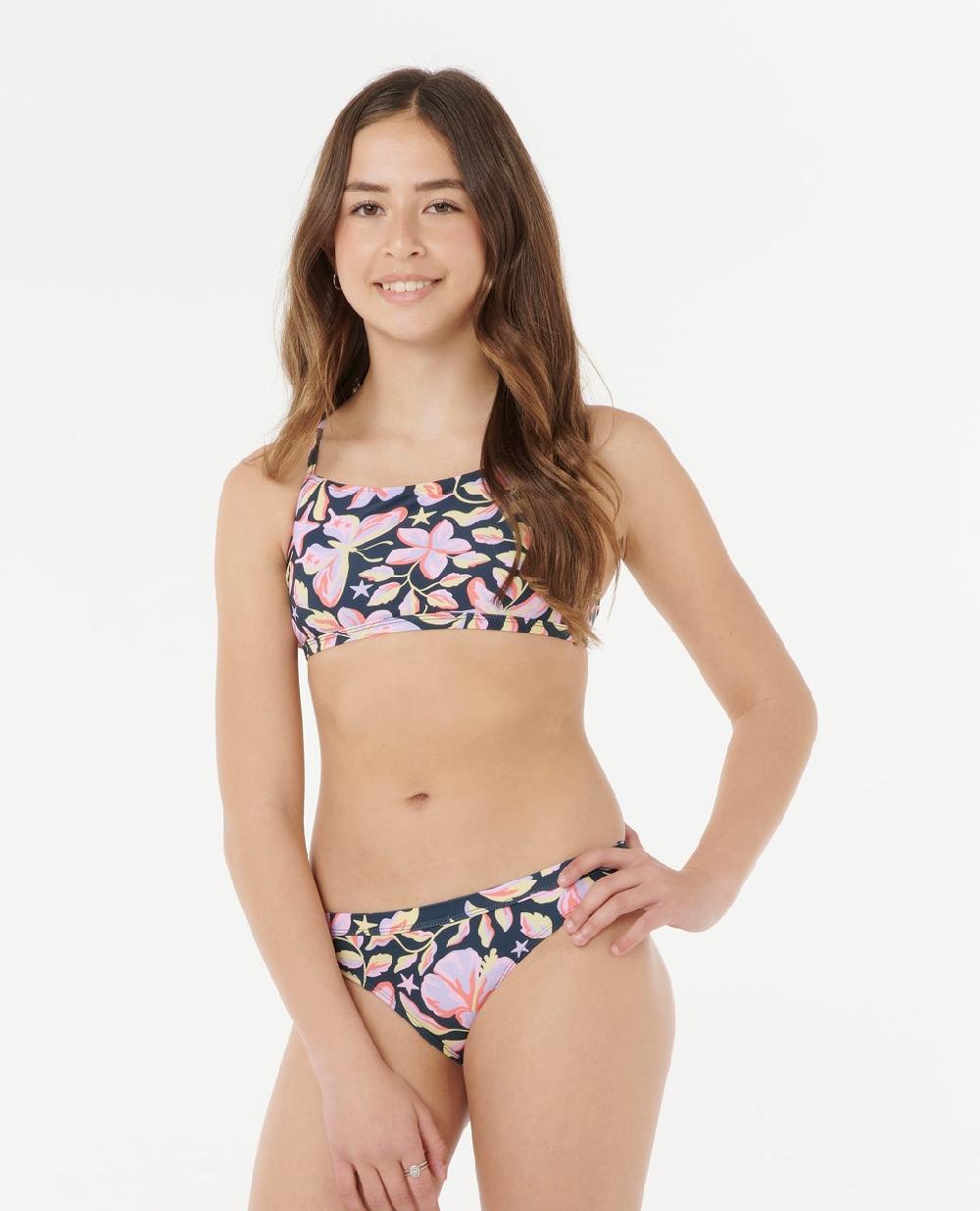 Rip Curl Sunset Skies 3 Piece Swimsuit Set - Kids