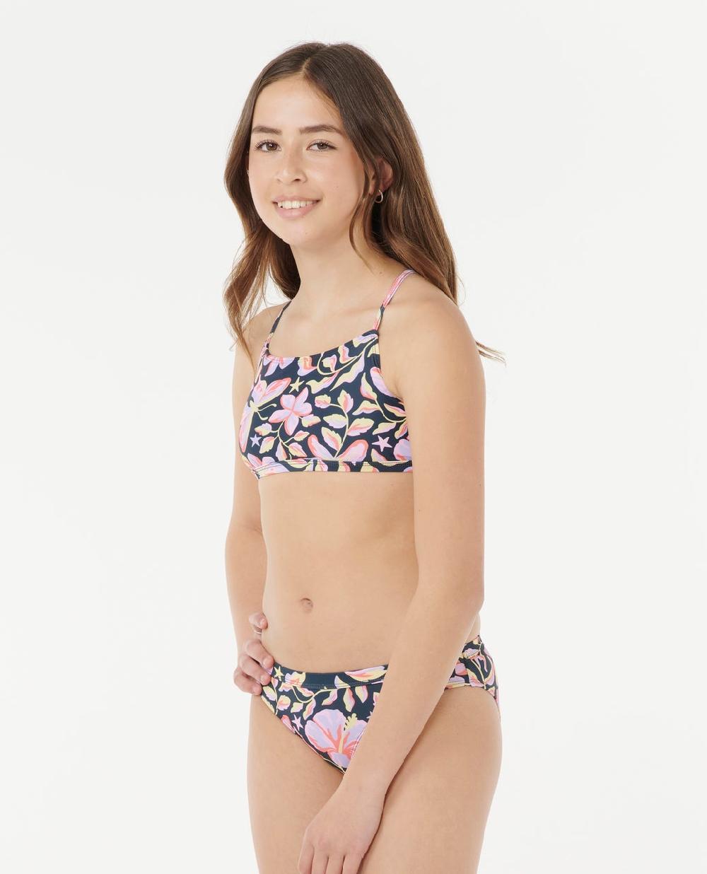 Rip Curl Sunset Skies 3 Piece Swimsuit Set - Kids