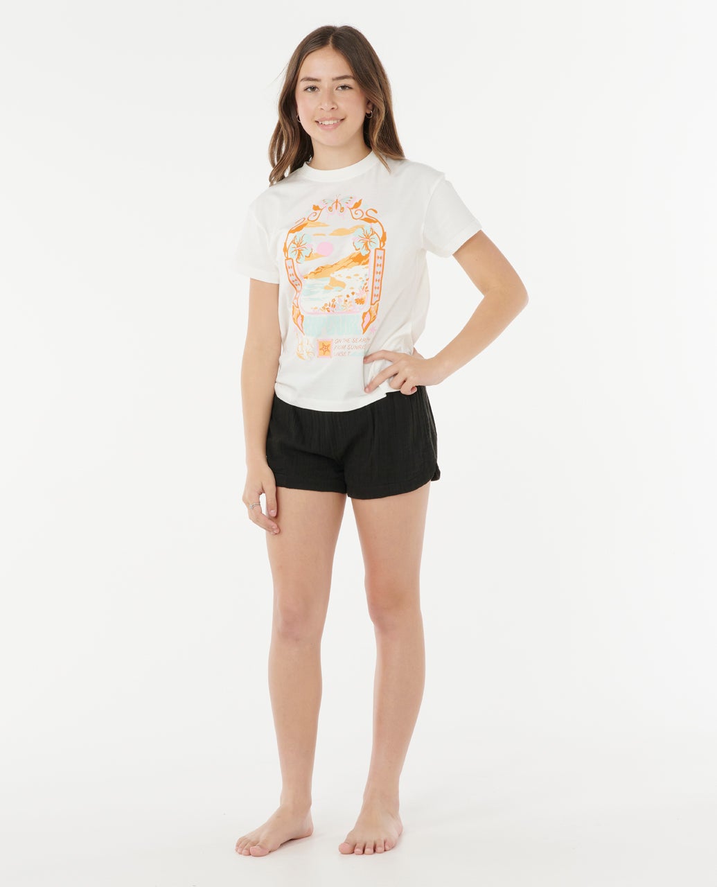 Rip Curl Sunset Skies Art Tee - Kids